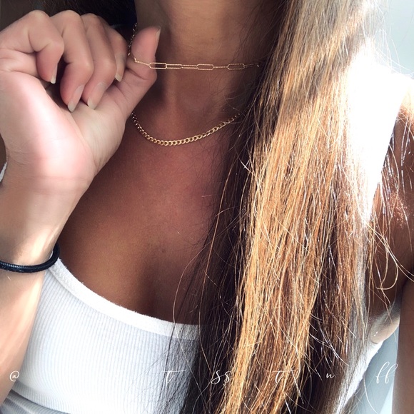 Sparkle Shimmer Chain Link Necklace - Picture 6 of 16